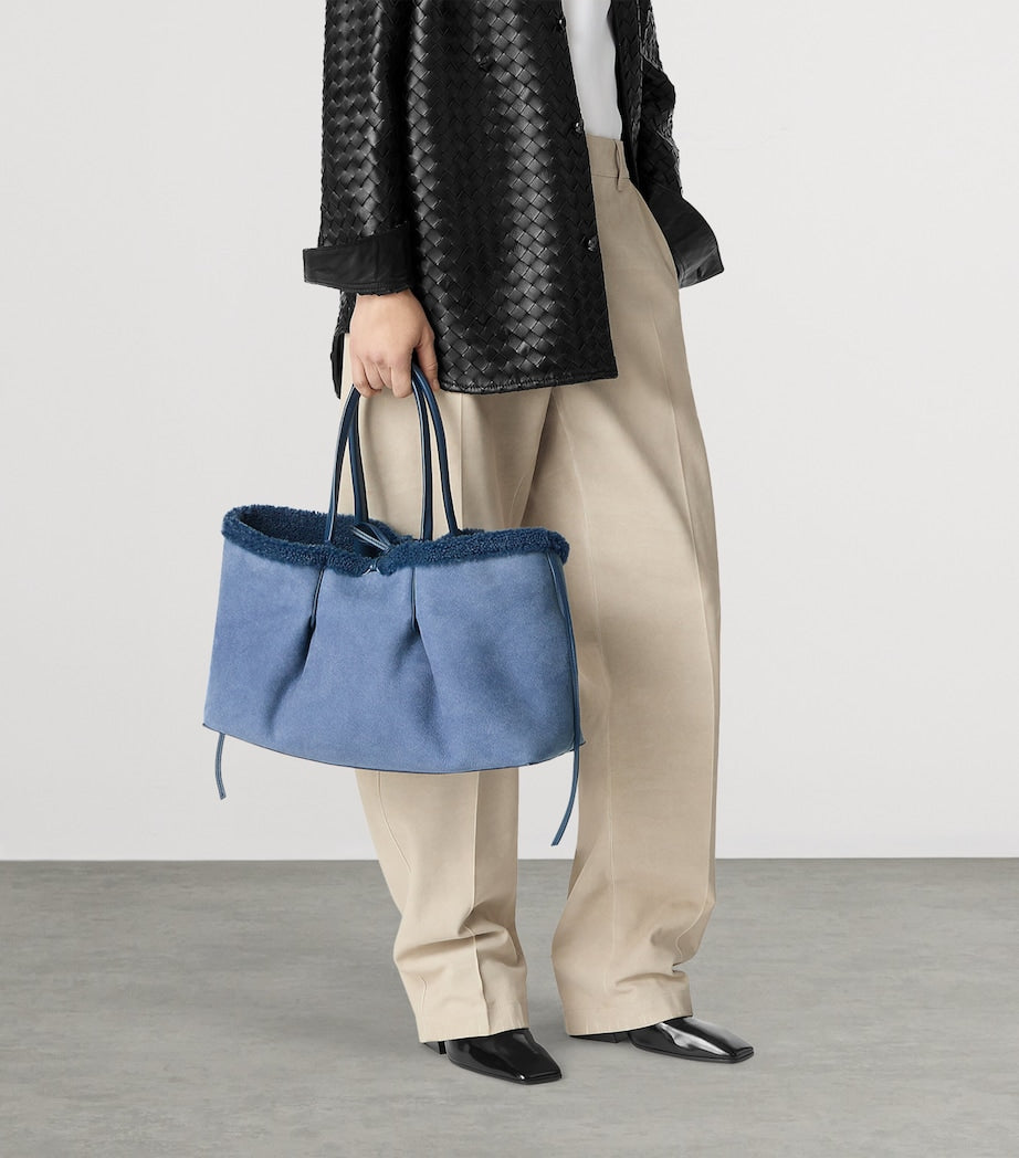 Shearling Pinacoteca Tote Bag