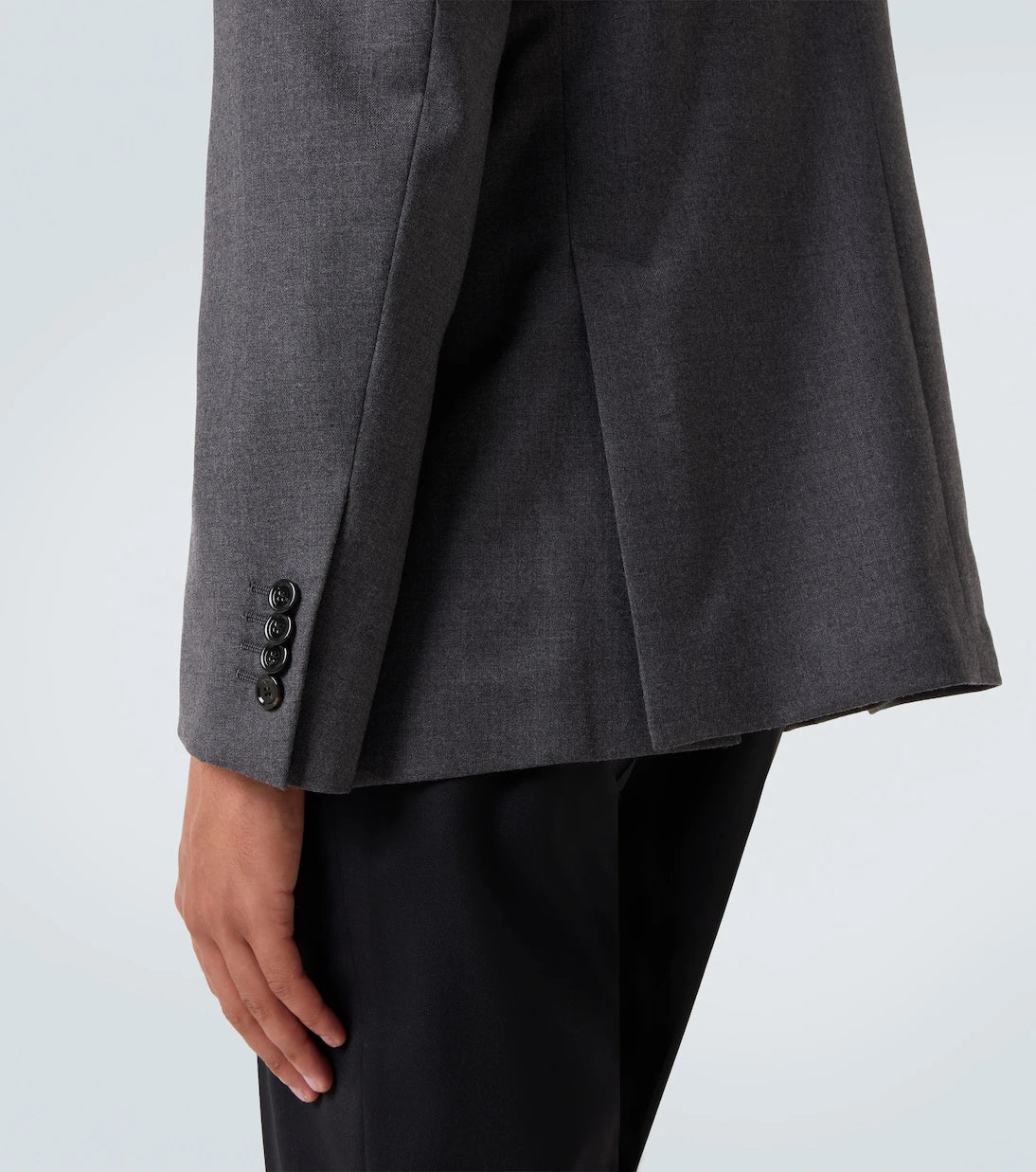 Lardini - Kruvaze yün blazer ceket