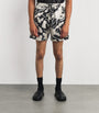 AMIRI Silk Floral Print Shorts