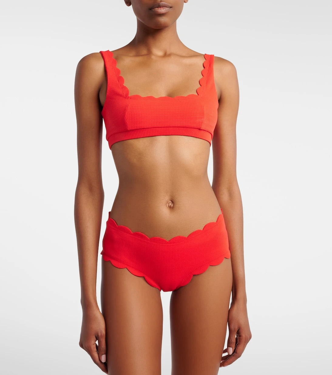 Marysia - Spring scalloped bikini bottoms