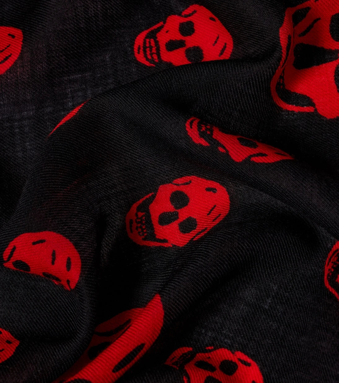 McQueen - Skull wool scarf