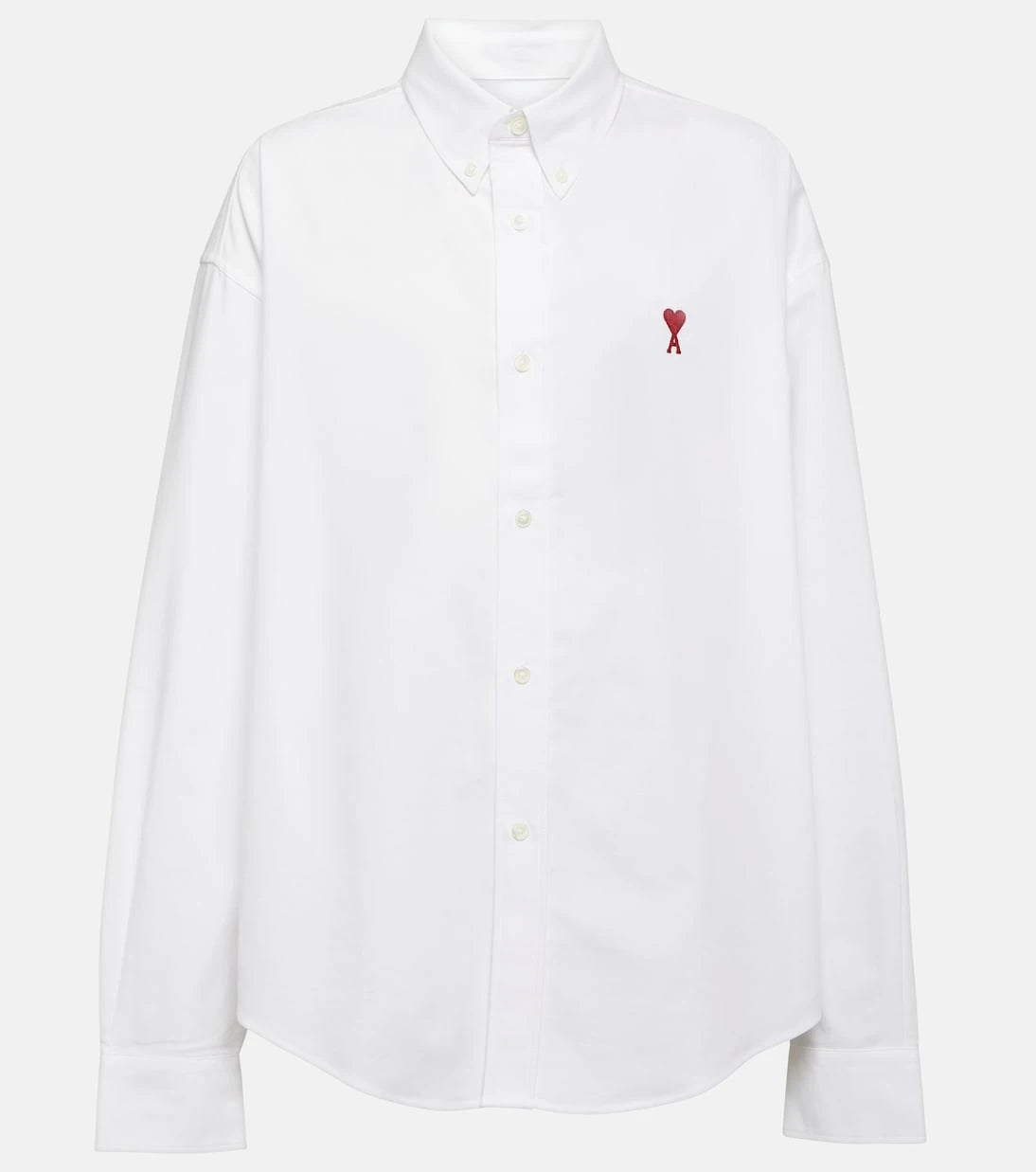 Ami Paris - Ami De Cœur cotton poplin shirt