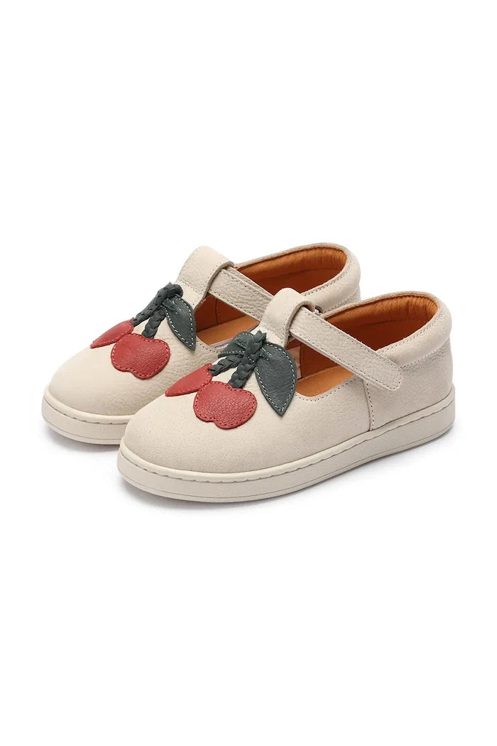 Donsje Lowy Shoes Cherry Deri Çocuk Yarım Ayakkabı