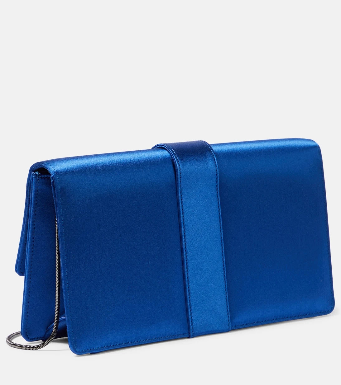 Manolo Blahnik - Capri embellished satin clutch