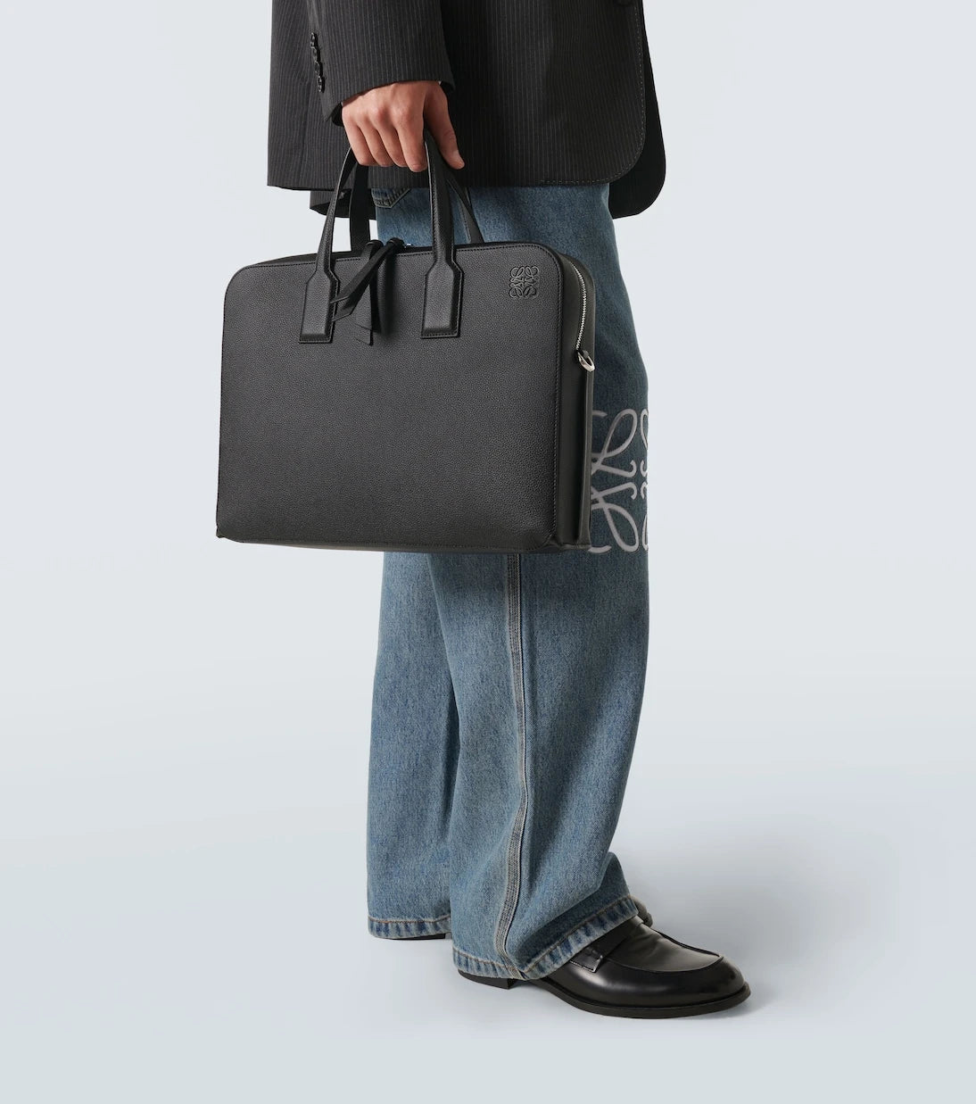 Loewe - Goya leather briefcase