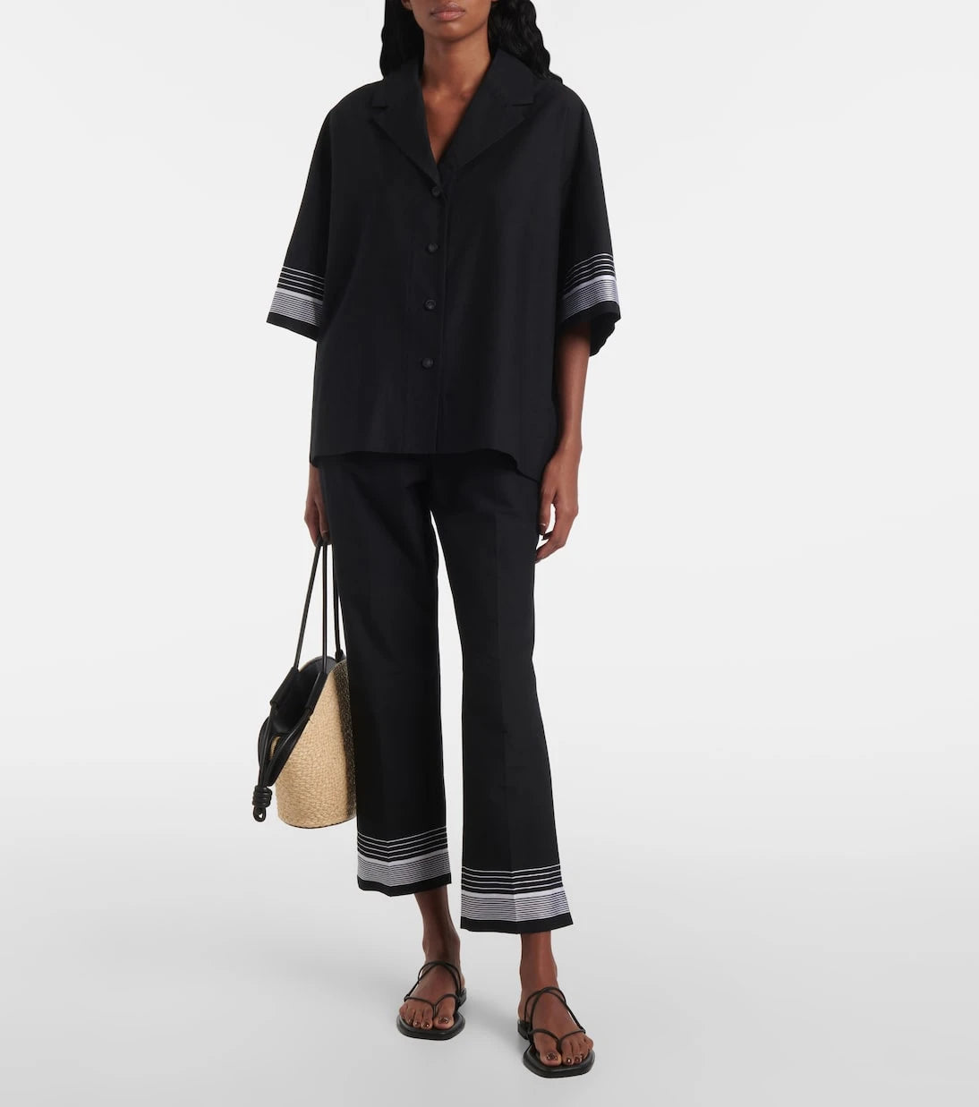 Joseph - Tottenham cropped straight pants
