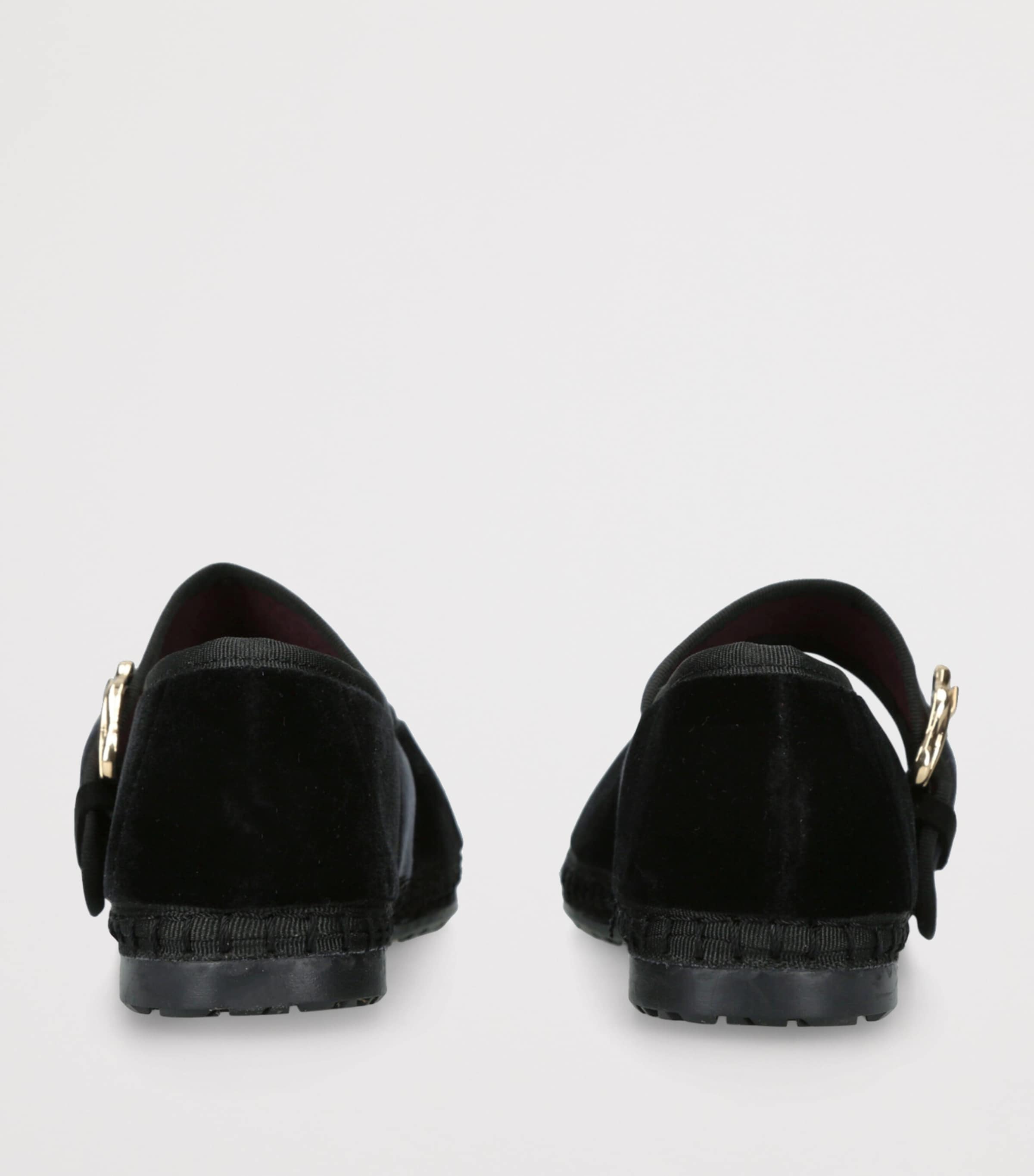 Flabelus Black Velvet Sophie Mary Janes