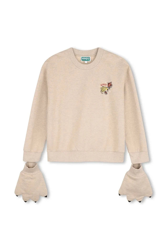 Pamuklu çocuk sweatshirt
