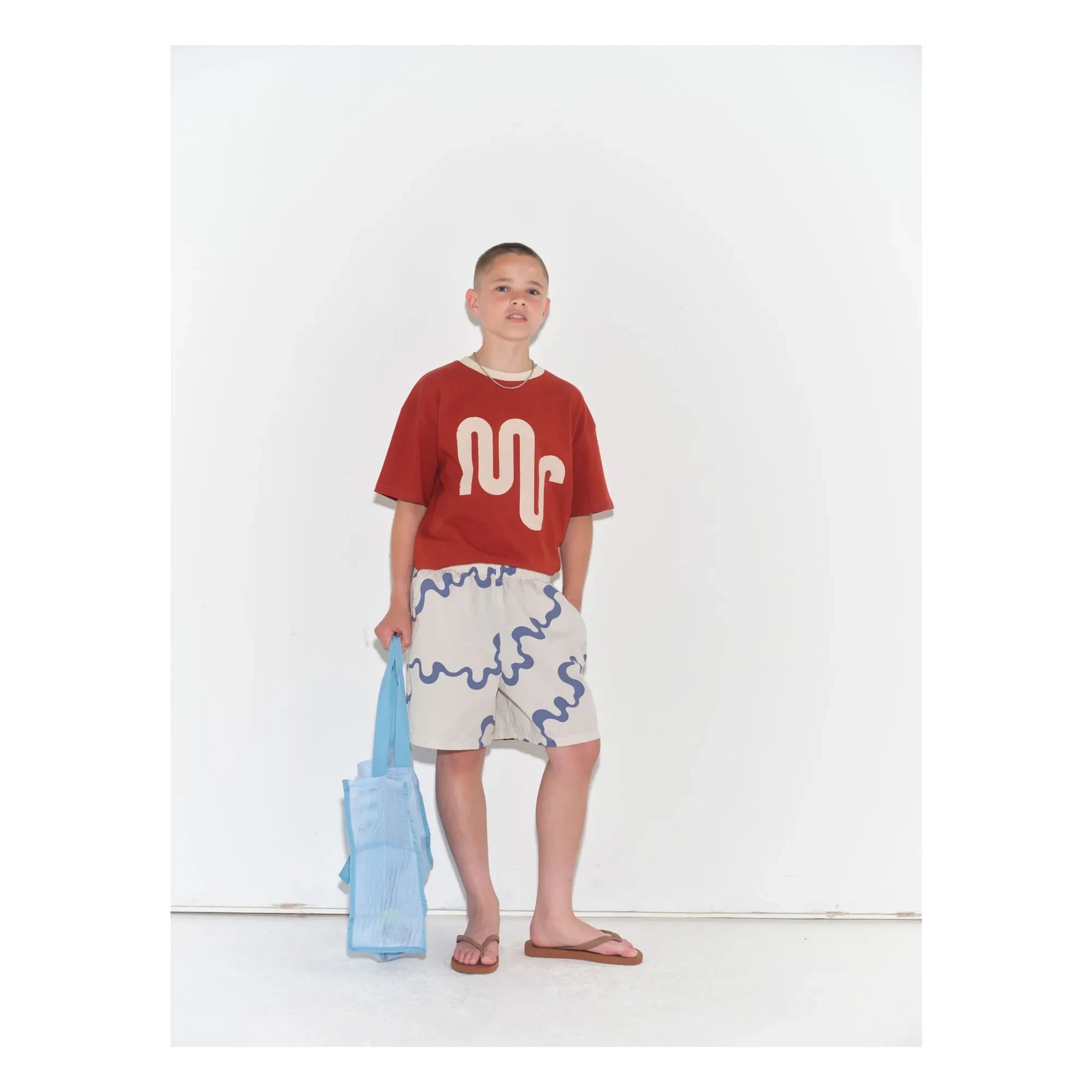 Main Story - Abstract Jogger Shorts Organic Cotton | Ecru