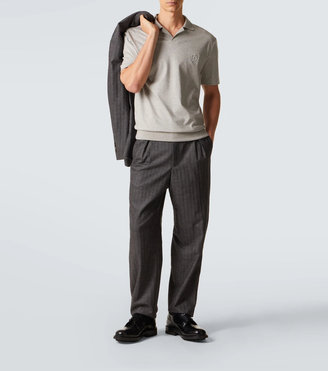 Giorgio Armani - Cotton jersey polo shirt