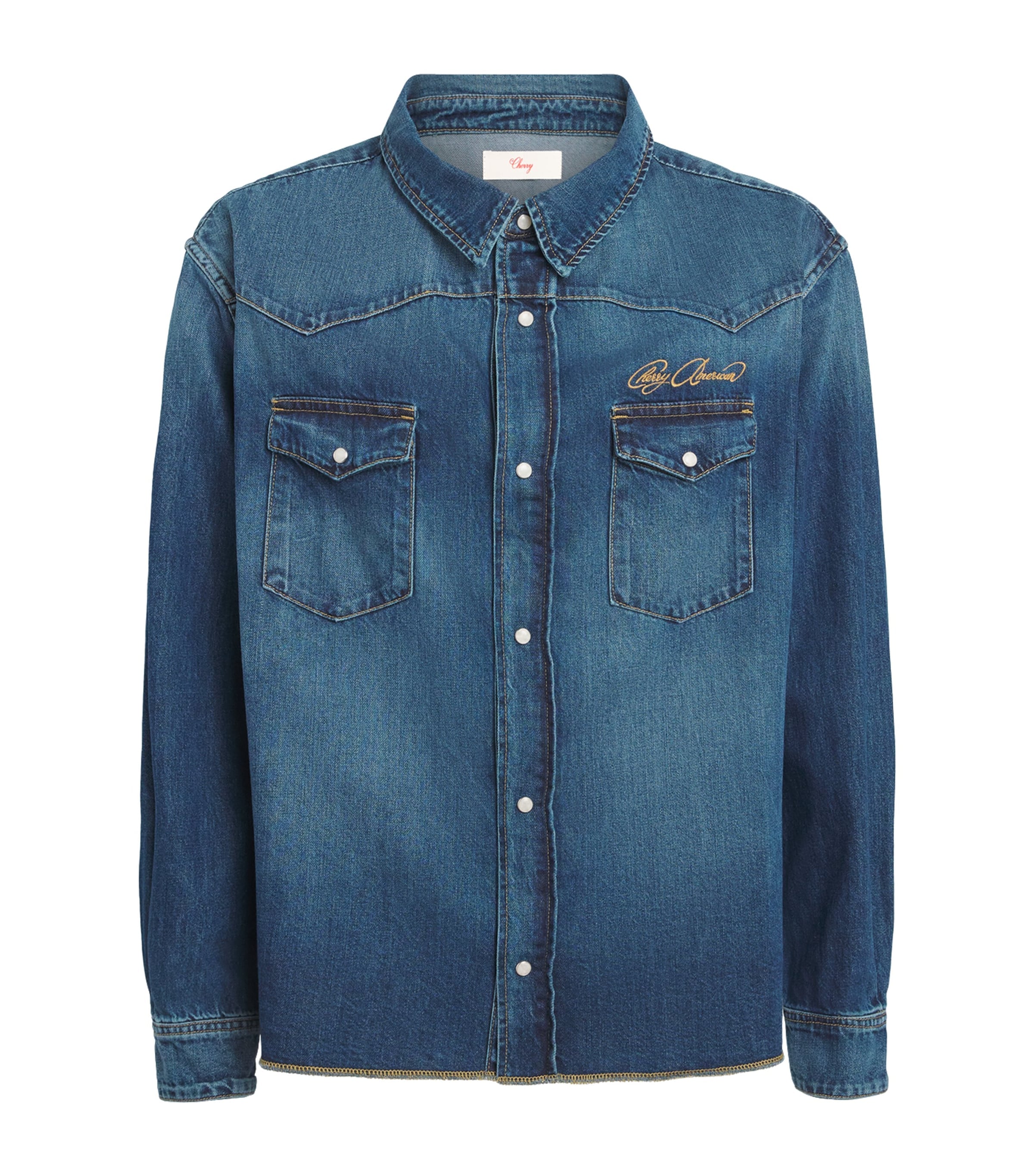 Cherry Los Angeles Western Denim Shirt