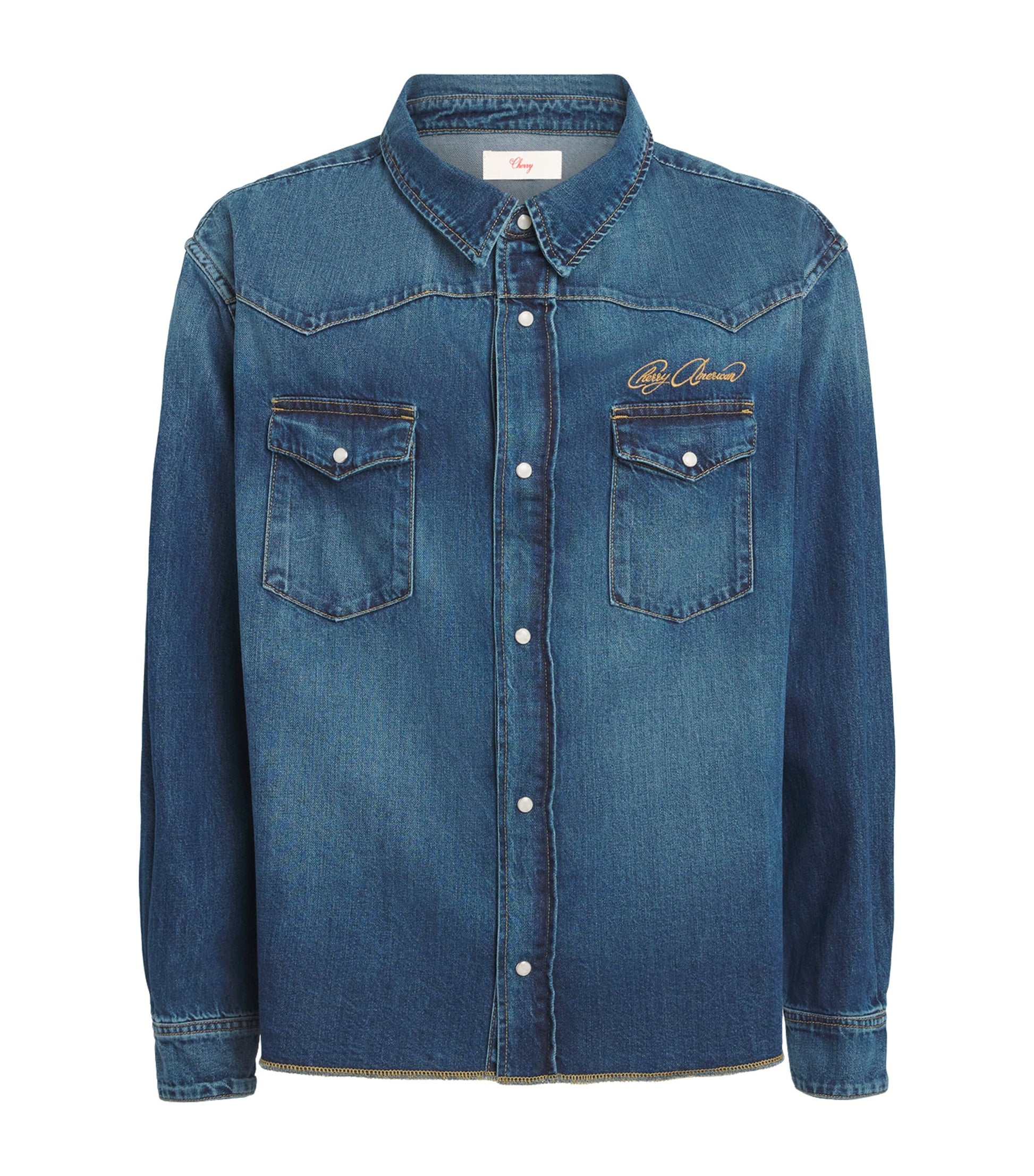 Cherry Los Angeles Western Denim Shirt