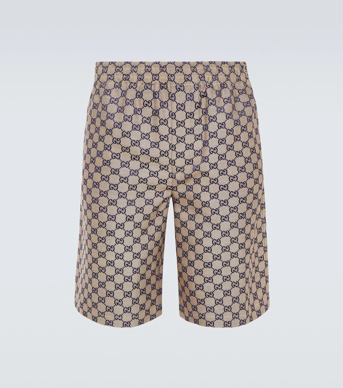 Gucci - شورت كتان مزيج GG