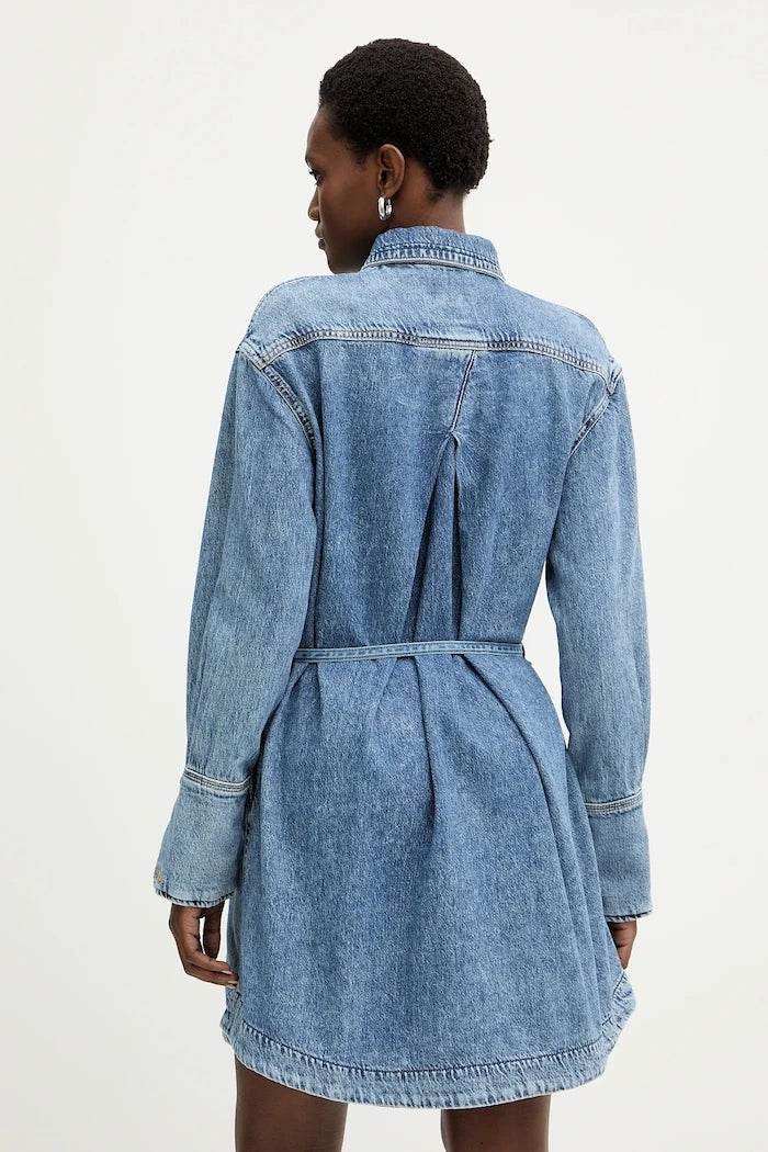 Дънкова рокля BOSS Orange C SHIRTDRESS