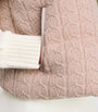 Agnona Pink Cashmere Quilted Gilet