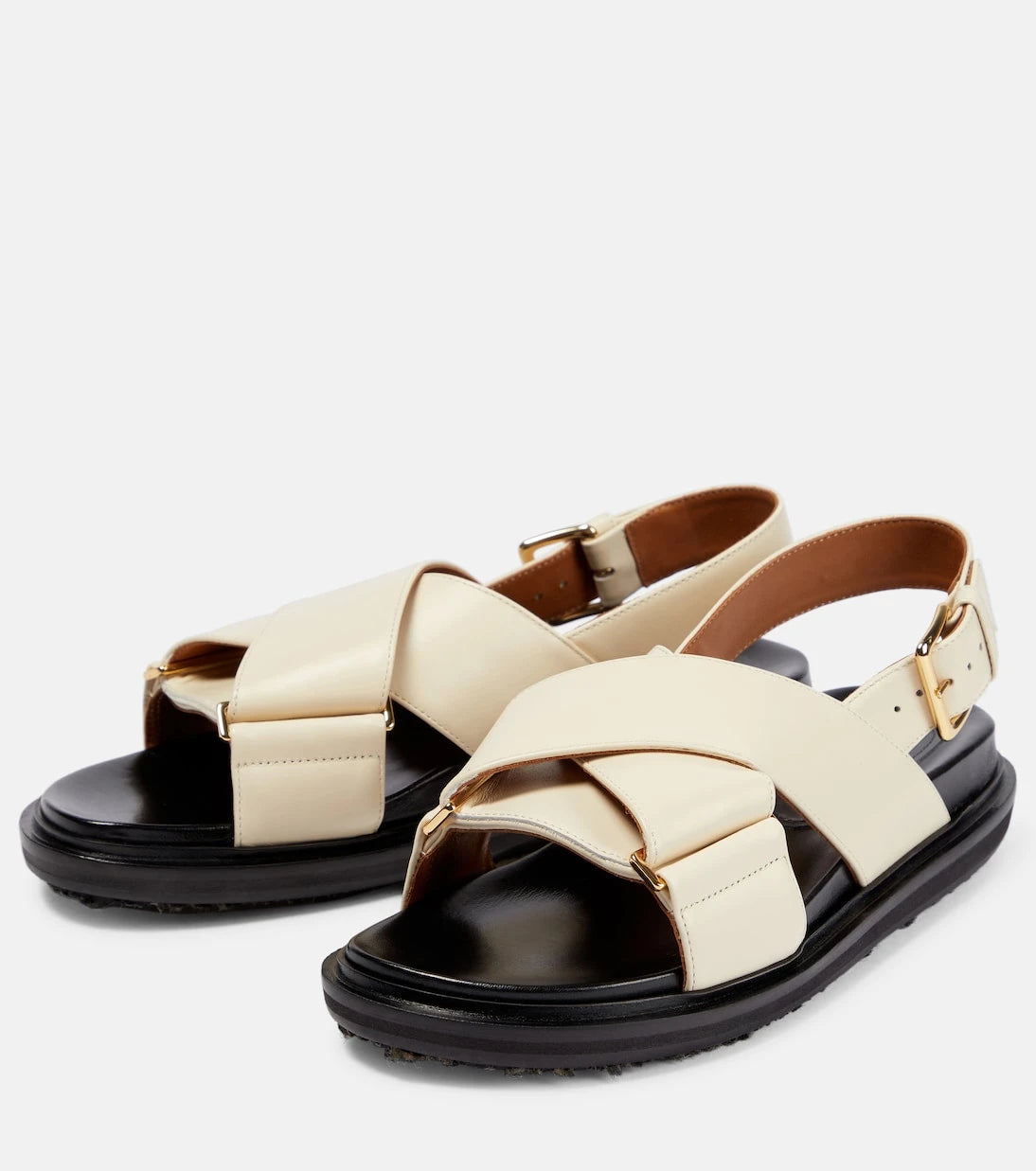 Marni - Fussbett leather sandals