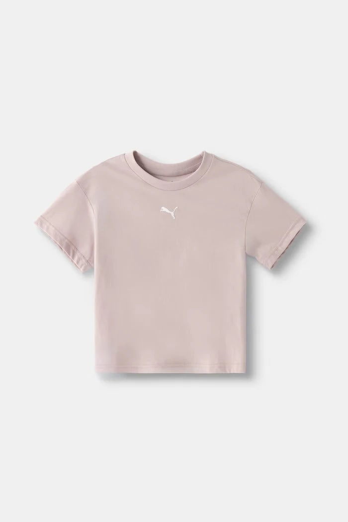 Puma çocuk pamuklu tişört ESS Centered Cat Logo Boxy Tee