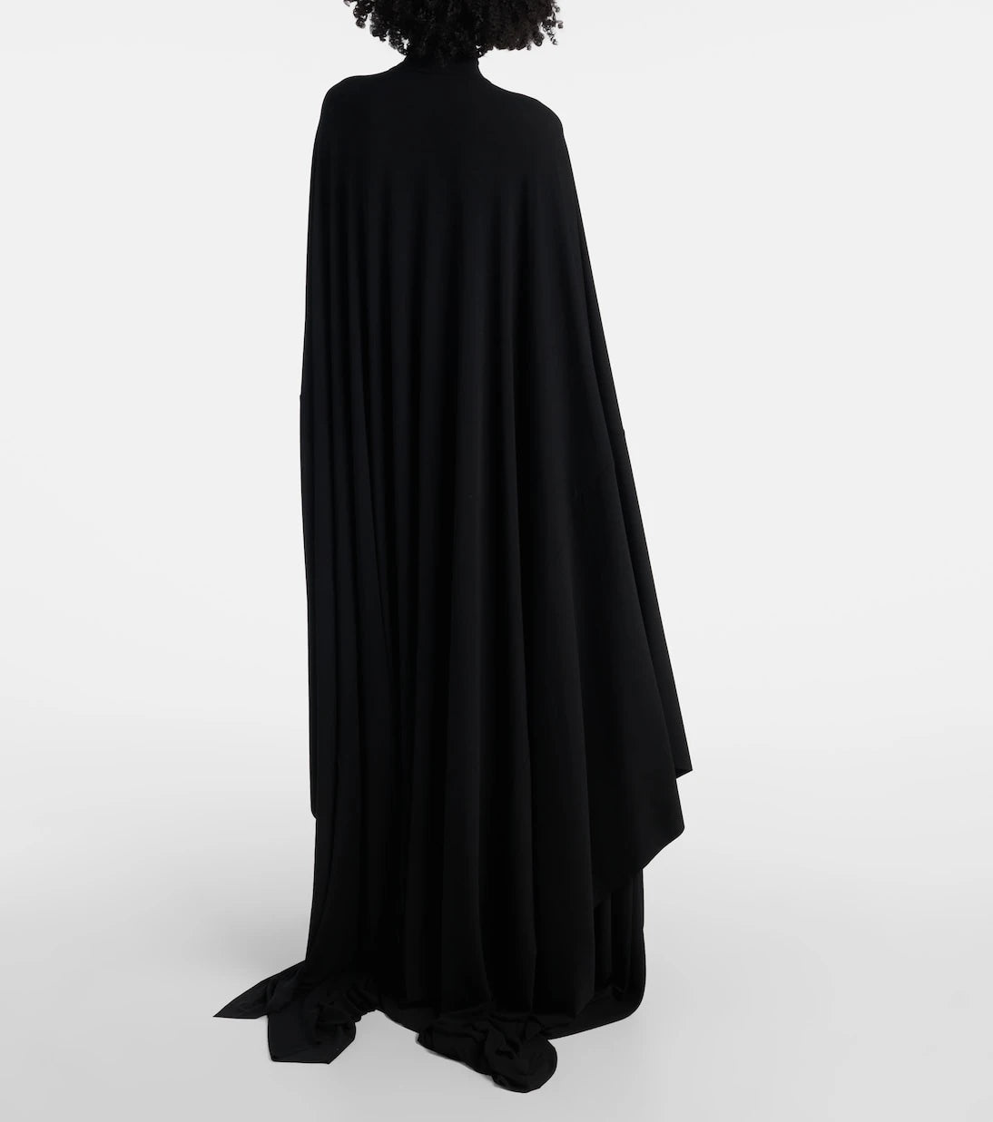 Balenciaga - Caped jersey gown