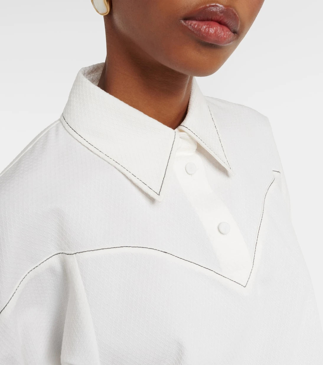 Chloé - Puff-sleeve cotton blouse