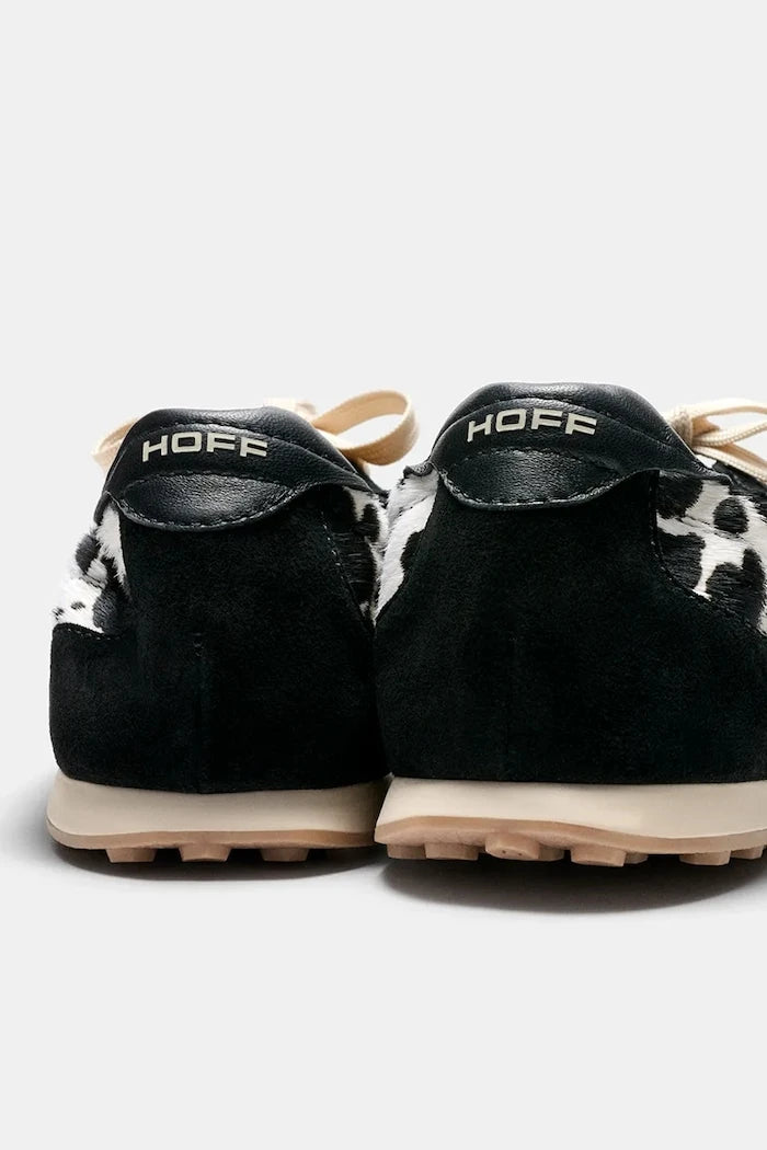 Hoff BRIDGE COW PRINT BLACK Kadın Deri Spor Ayakkabı