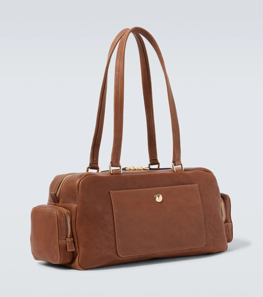 Miu Miu - Pocket leather tote bag