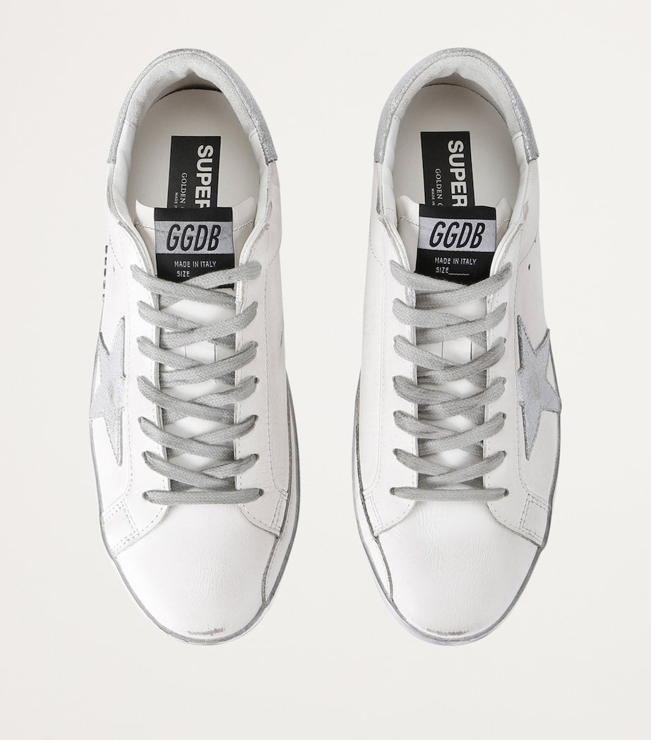 Leather Super-Star Sneakers SILVER COM