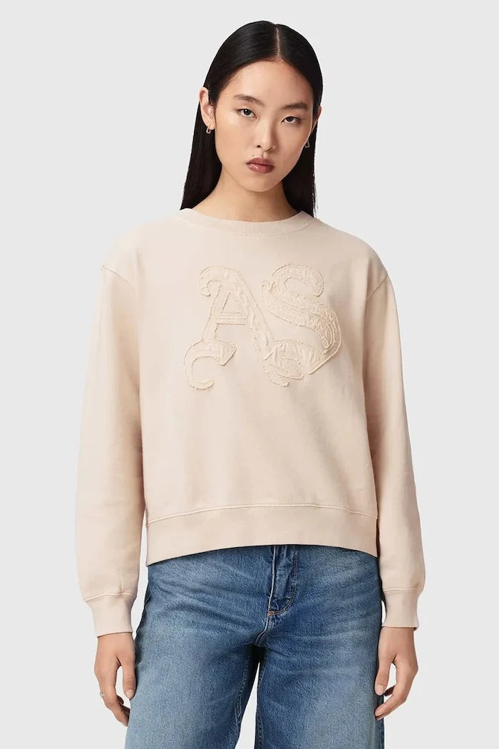 AllSaints суичър дамски от памук INSIGNIA