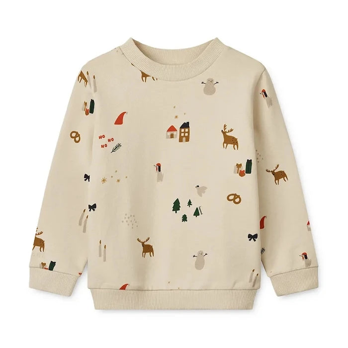 Детски памучен суичър Liewood Thora Printed Sweatshirt