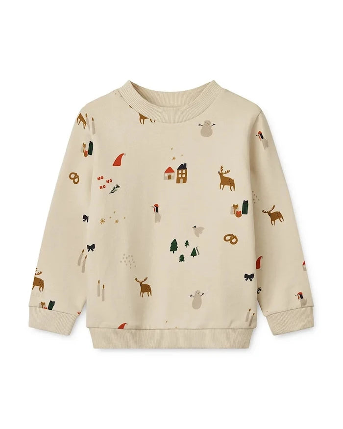 Детски памучен суичър Liewood Thora Printed Sweatshirt