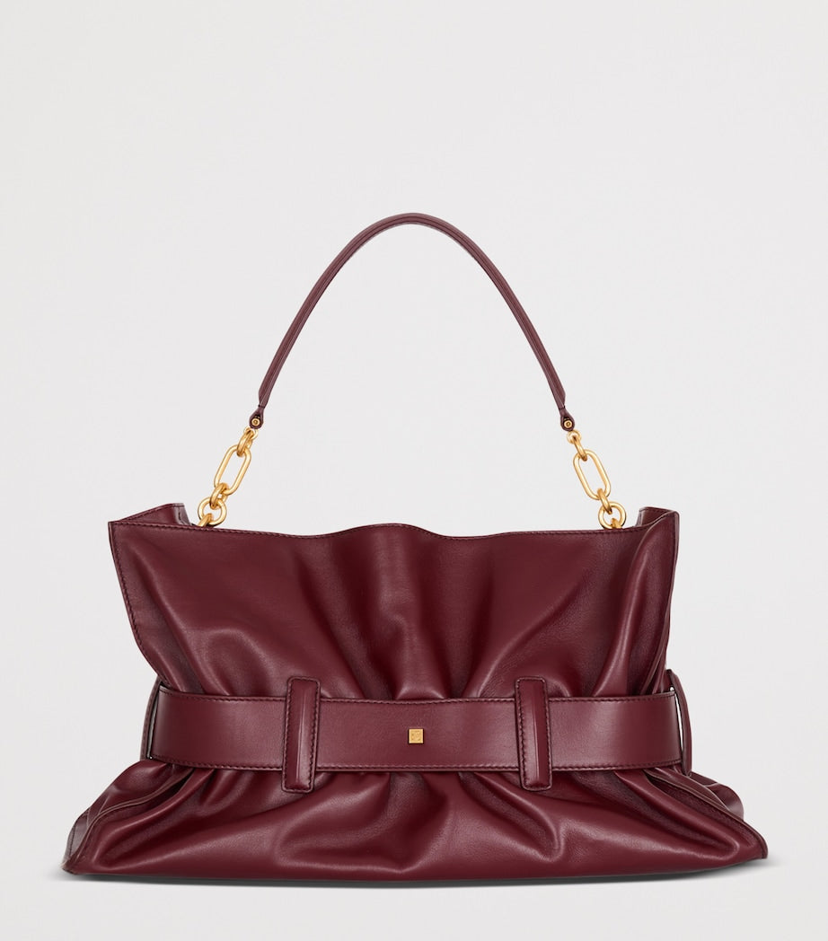 Balmain Medium Leather Anthem Shoulder Bag