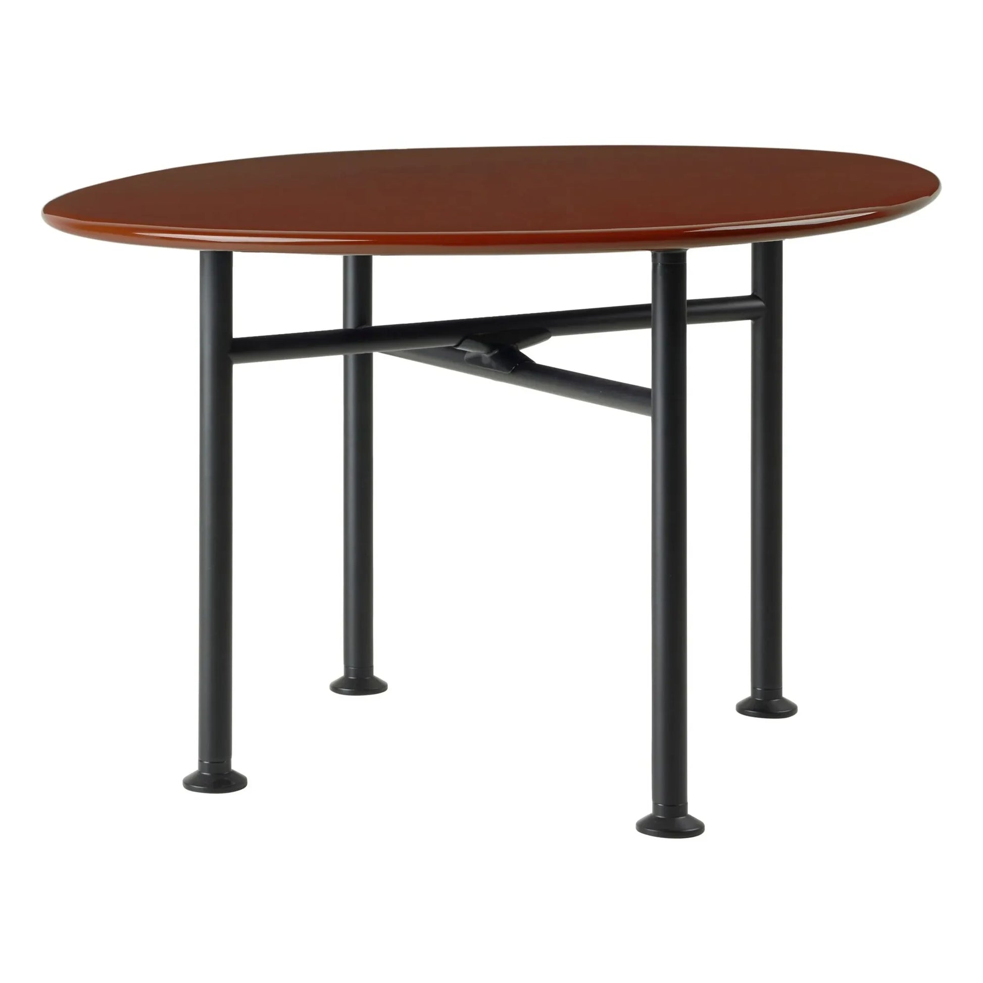 Gubi - Carmel ceramic side table, OEO Studio | Rust