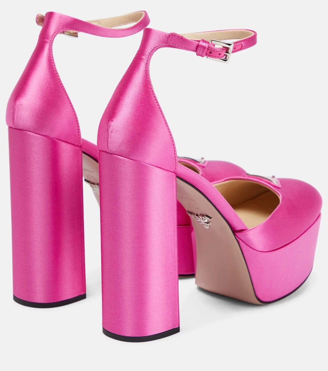Prada - Satin platform pumps