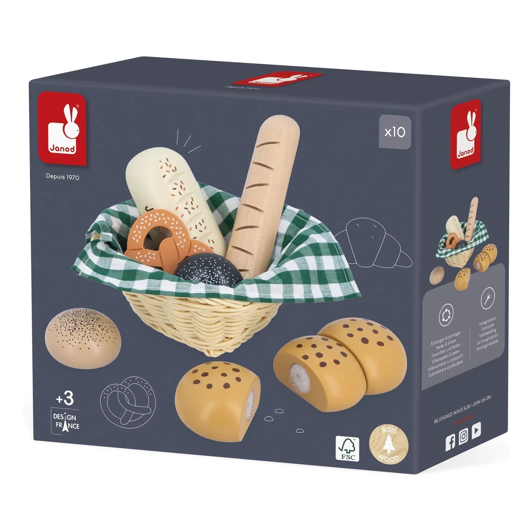 Janod - Bakery basket - Mamie Soleil