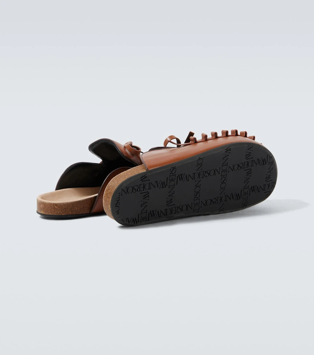 JW Anderson - Ruffled leather mules