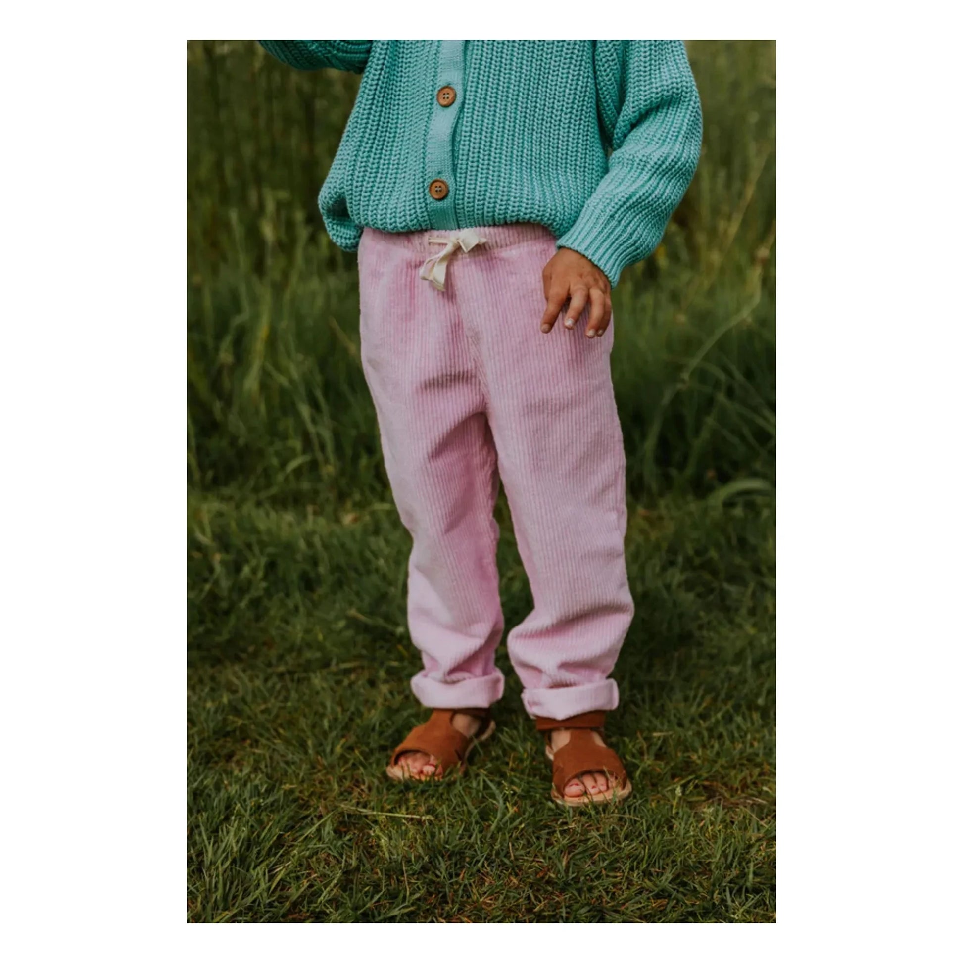 Yuki - Cotton Corduroy Pants | Candy pink