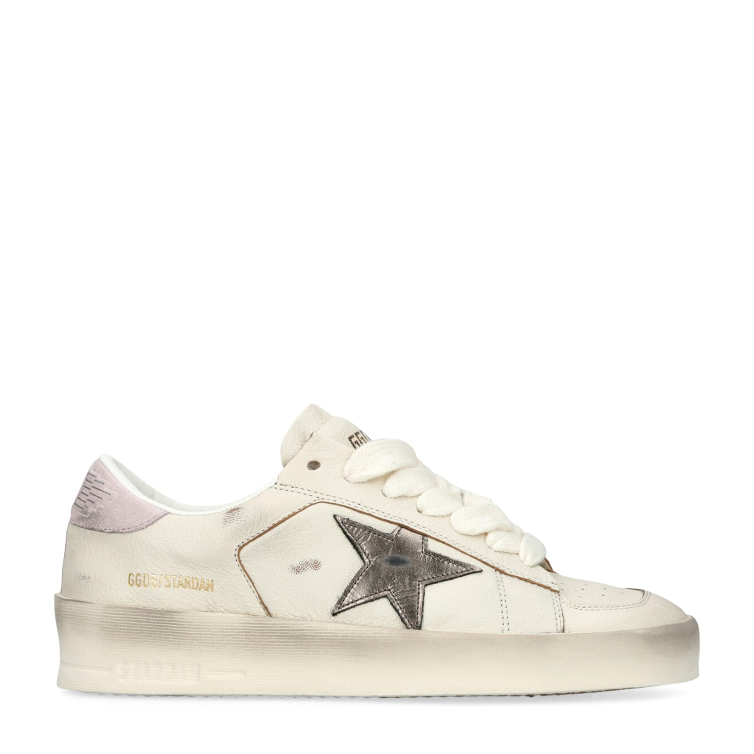 Golden Goose White Leather Stardan Sneakers