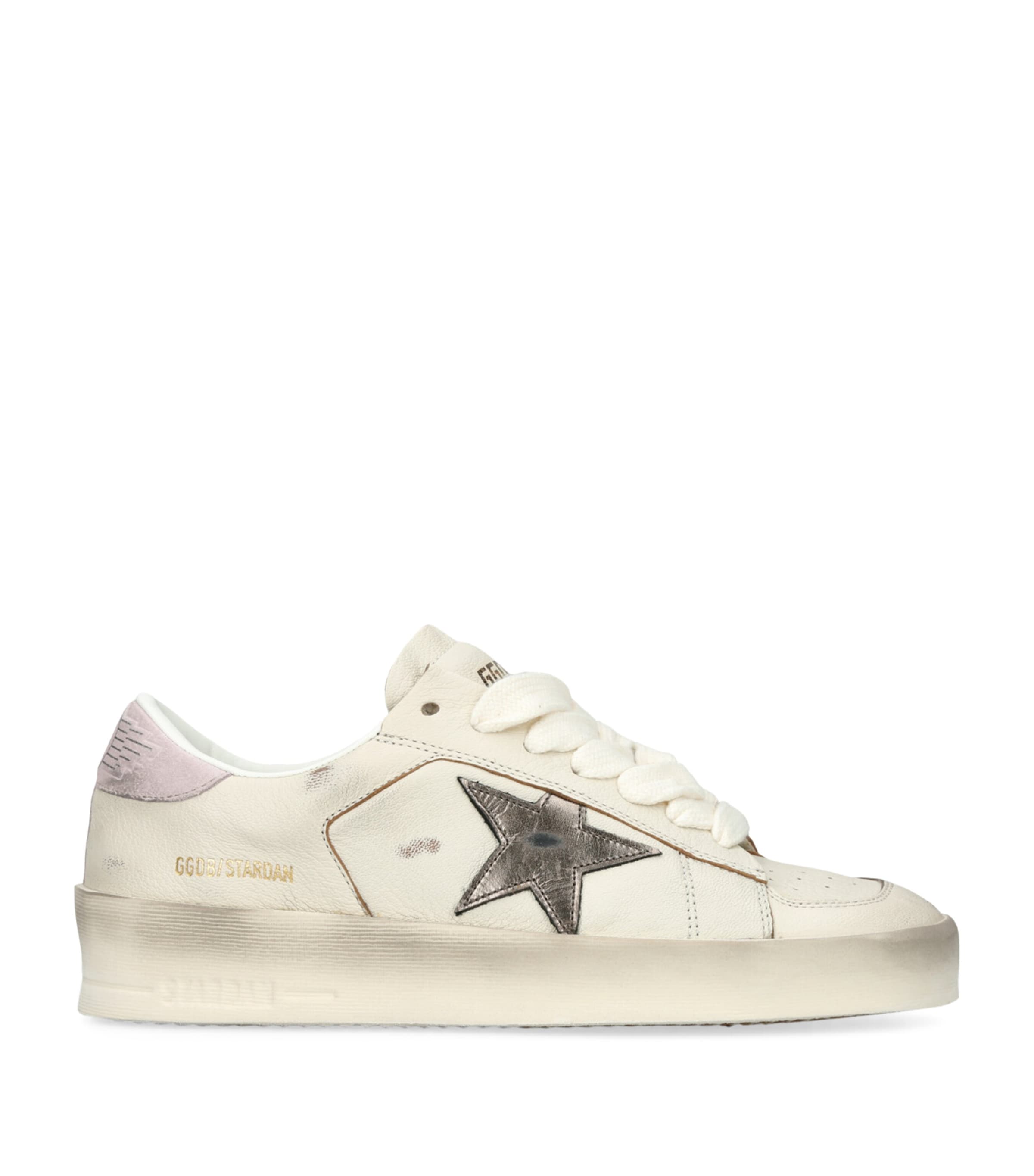 Golden Goose White Leather Stardan Sneakers
