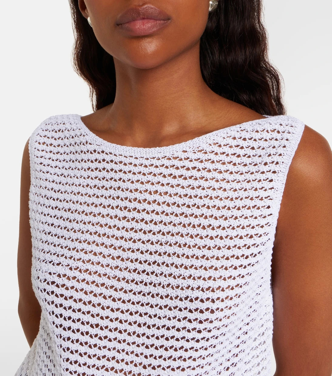 Vince - Crochet cotton-blend top