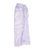 Purple Cotton Tie-Side Pareo