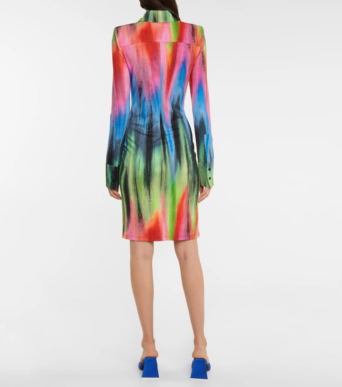 The Attico - Elton printed shirt dress