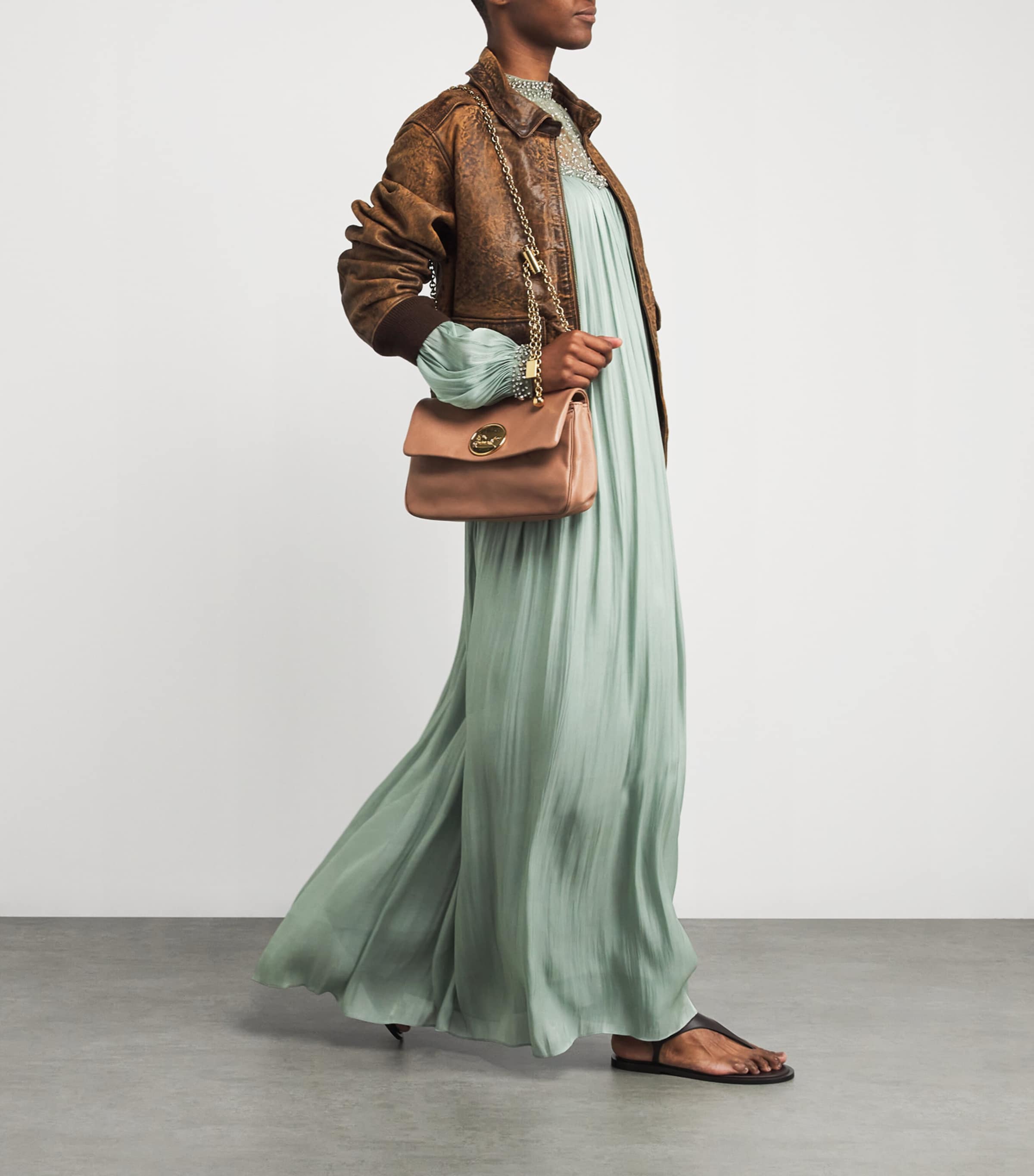 Chloé Medium Leather Heritage Shoulder Bag