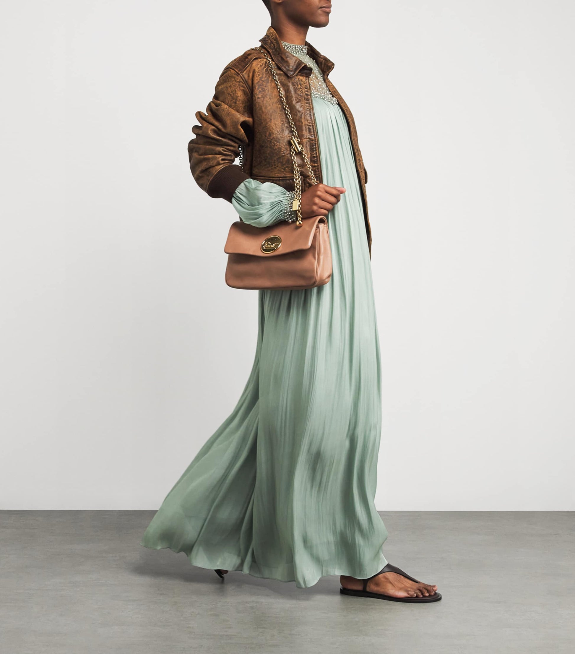 Chloé Medium Leather Heritage Shoulder Bag