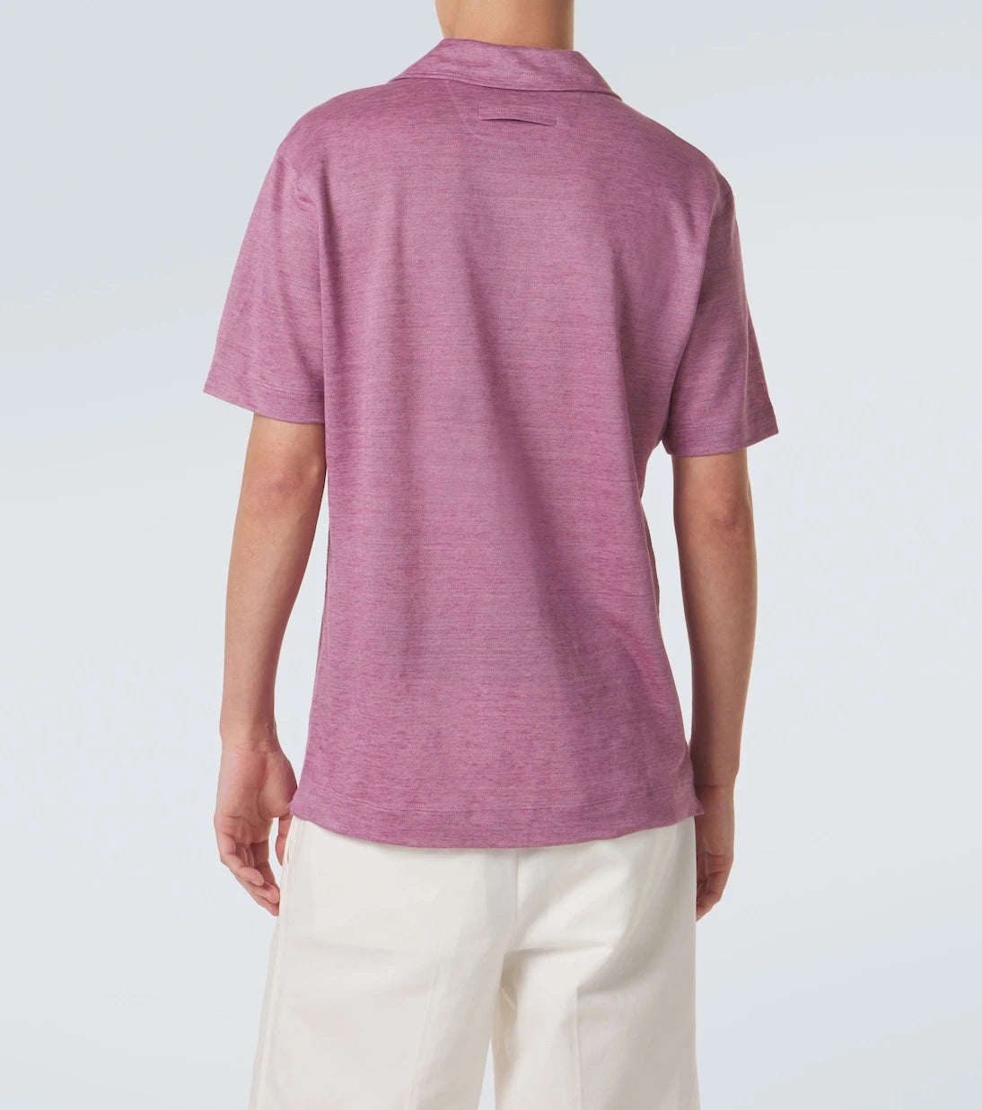 Zegna - Linen polo shirt