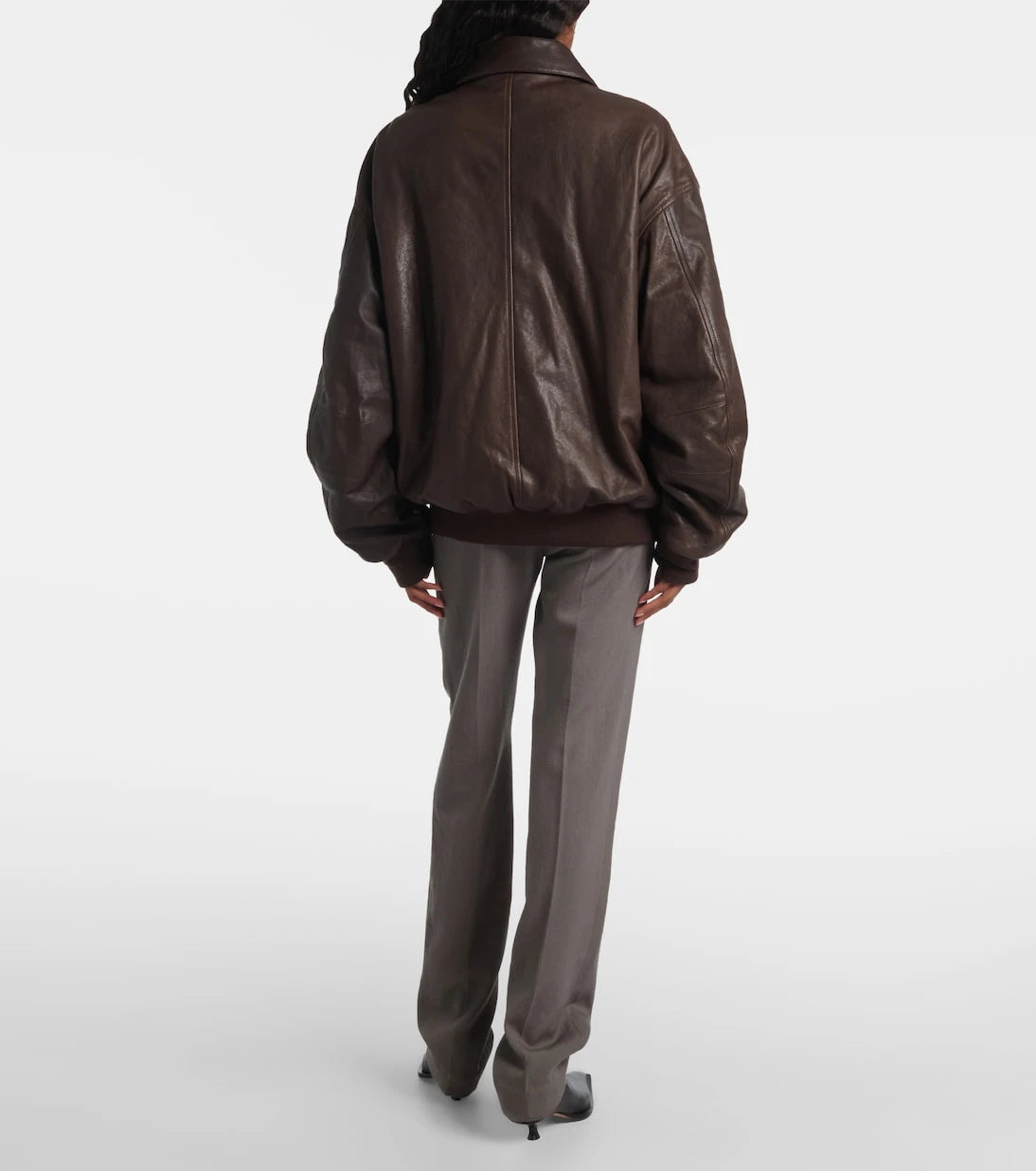 Calvin Klein Collection - Johnson leather bomber jacket