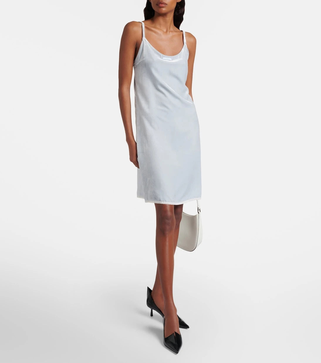 Prada - Velvet slip dress
