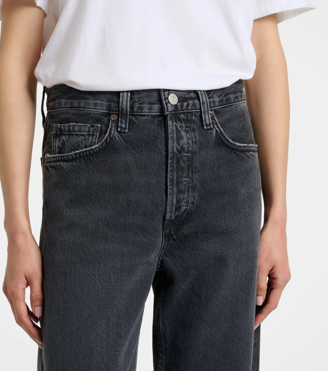 Agolde - Arc 32 low-rise wide-leg jeans