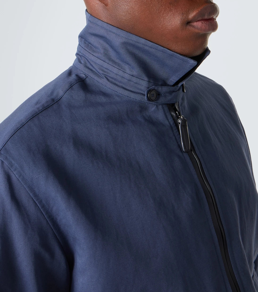 Brioni - Linen and cotton blouson jacket