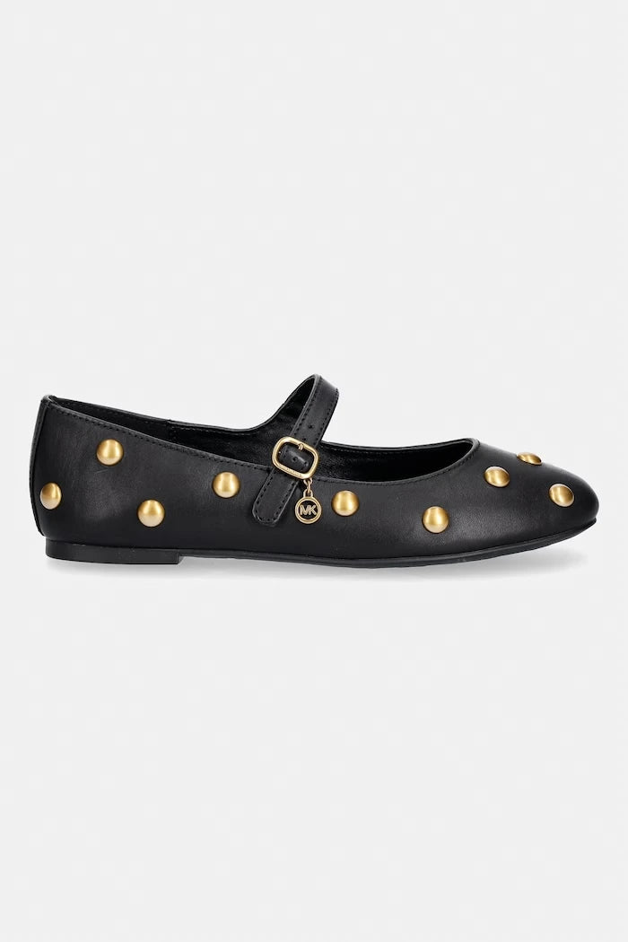 MICHAEL Michael Kors балеринки от кожа Nellie Flex Ballet