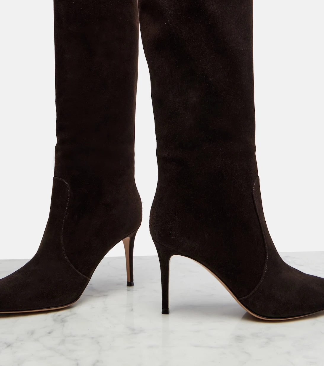Gianvito Rossi - Hansen suede knee-high boots