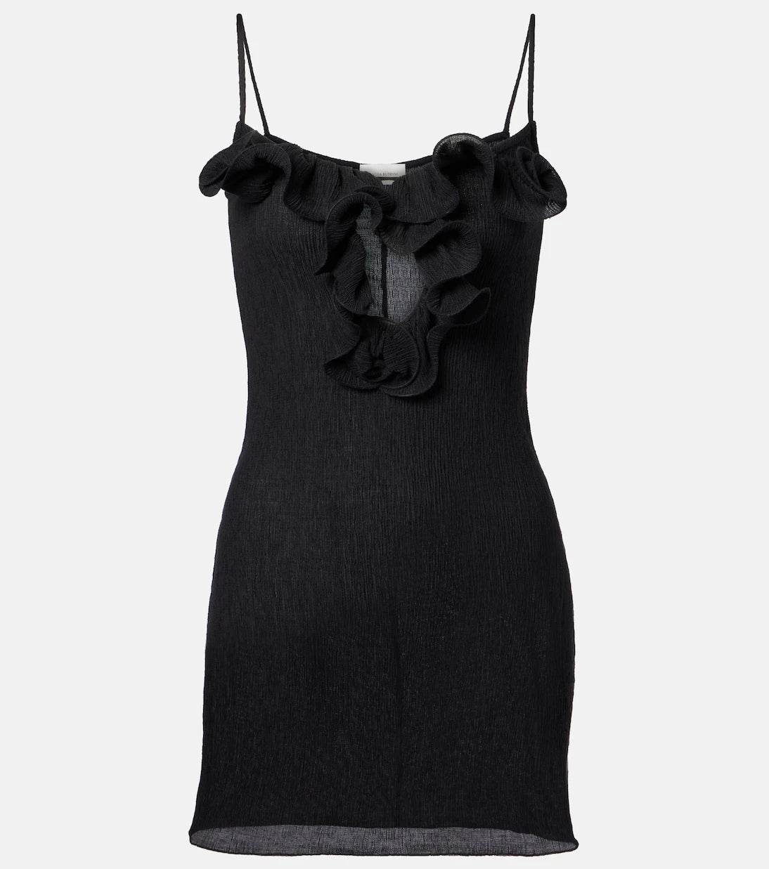 Magda Butrym - Ruffled sheer minidress